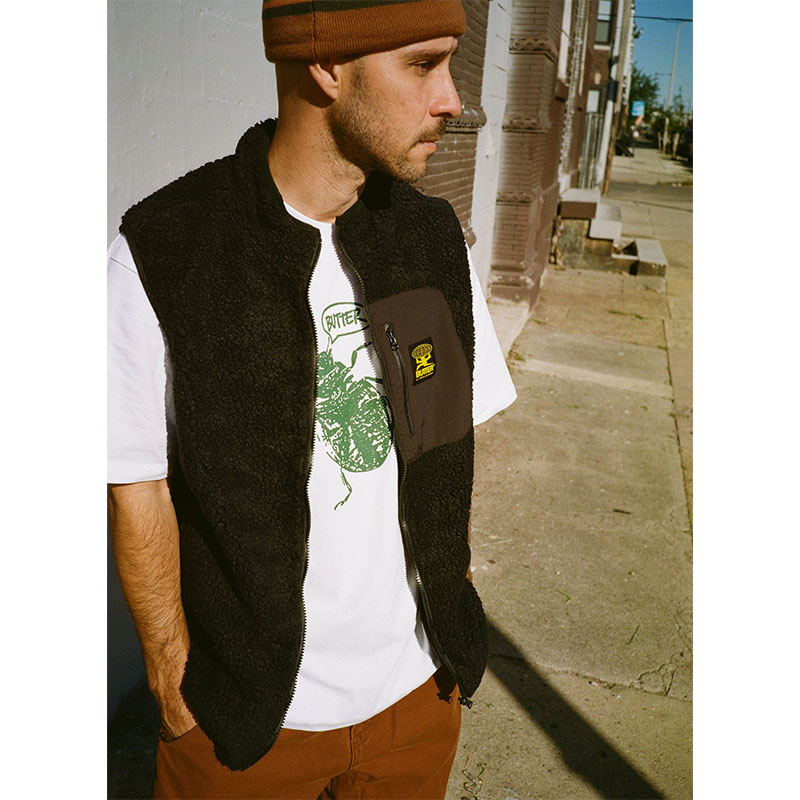 Butter Goods(バターグッズ)/ Terrain Reversible Vest -BLACK-