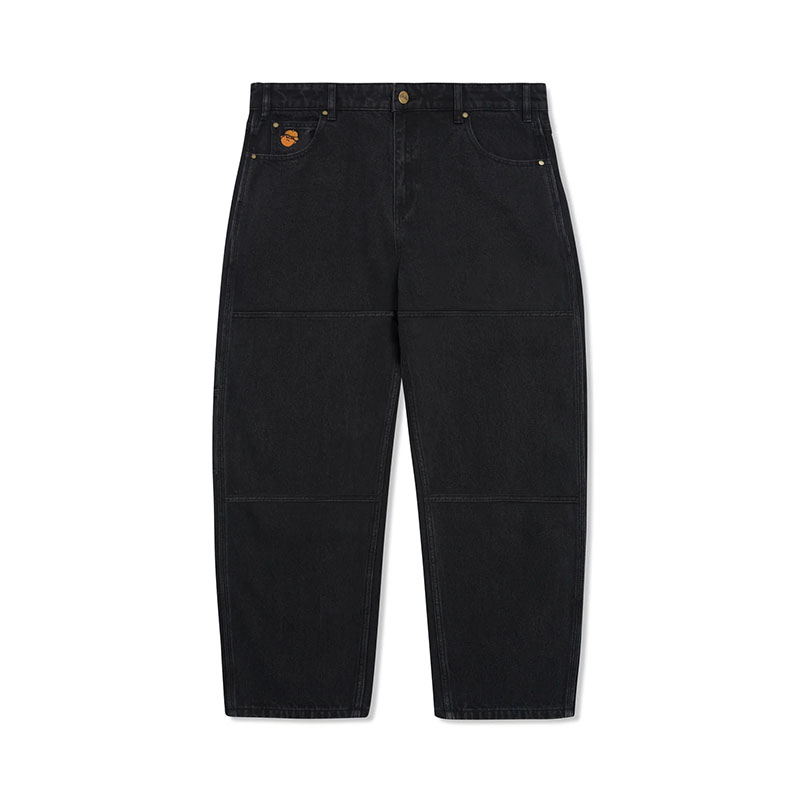 Butter Goods(バターグッズ)/ Santosuosso Double Knee Denim Jeans -W.BLACK-