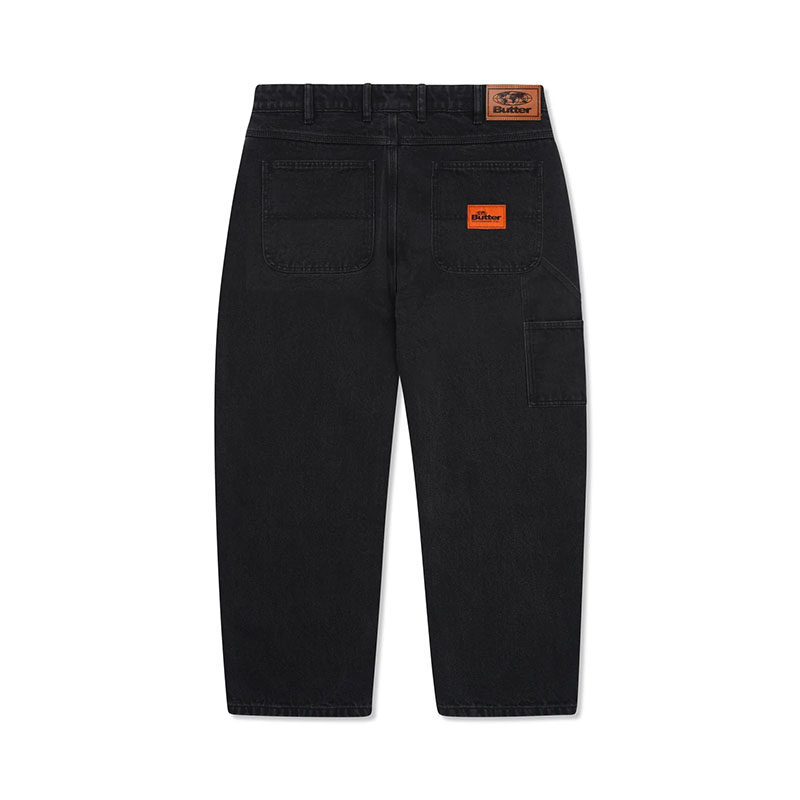 Butter Goods(バターグッズ)/ Santosuosso Double Knee Denim Jeans -W.BLACK-