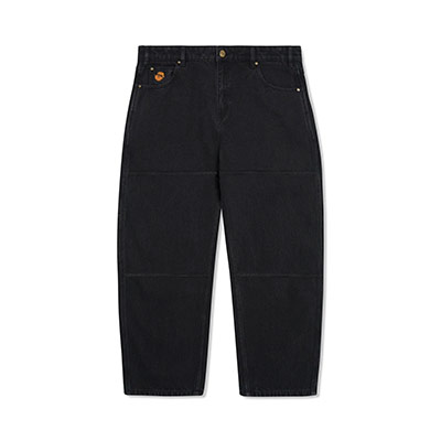 Butter Goods(バターグッズ)/ Santosuosso Double Knee Denim Jeans -W.BLACK-