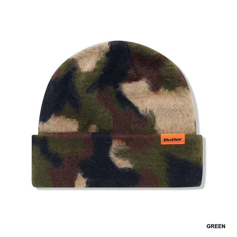 Butter Goods Camo Beanie - Jungle | Flatspot