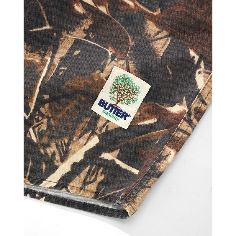 Butter Goods(バターグッズ)/ Washed Pocket L/S Shirt -CAMO-