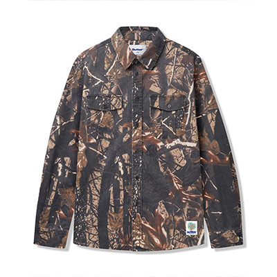 Butter Goods(バターグッズ)/ Washed Pocket L/S Shirt -CAMO-