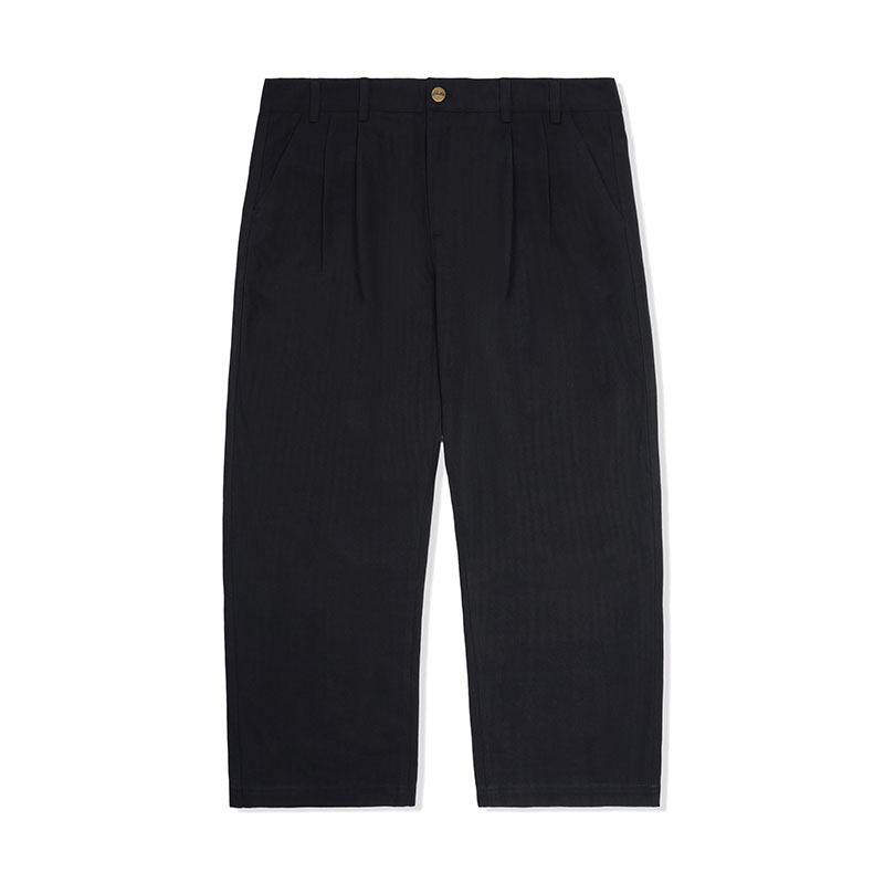 Butter Goods(バターグッズ)/ Pleated Trousers -3.COLOR-(BLACK)