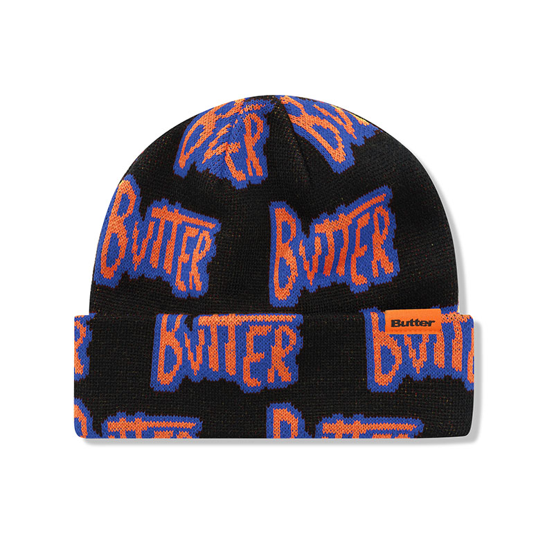 Butter Goods(バターグッズ)/ Sketch Cuff Beanie -3.COLOR-(BLACK)