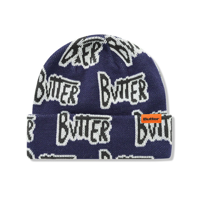 Butter Goods(バターグッズ)/ Sketch Cuff Beanie -3.COLOR-(NAVY)