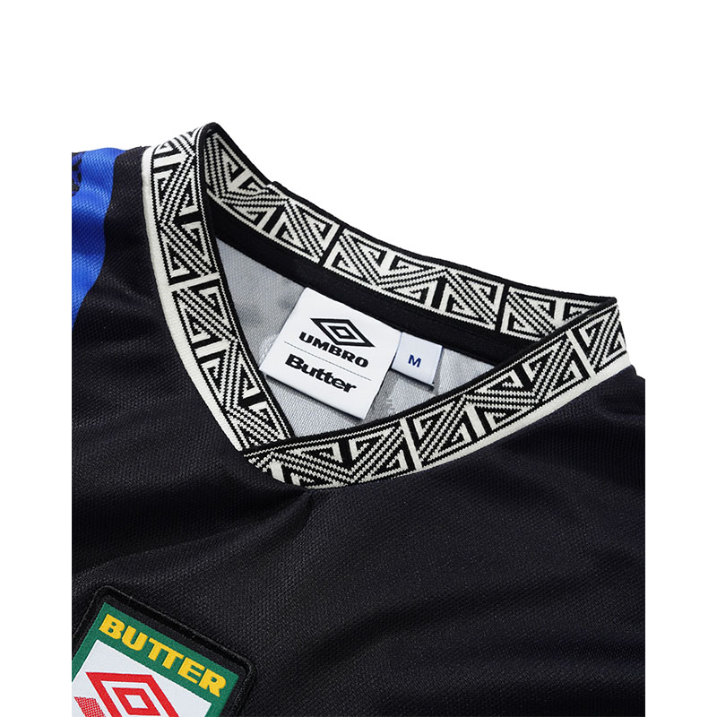 Butter Goods(バターグッズ)/ GOALIE LS JERSEY -BLACK-