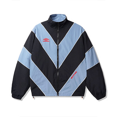 Butter Goods(バターグッズ)/ DIAMOND TRACKSUIT JACKET -BLACK-