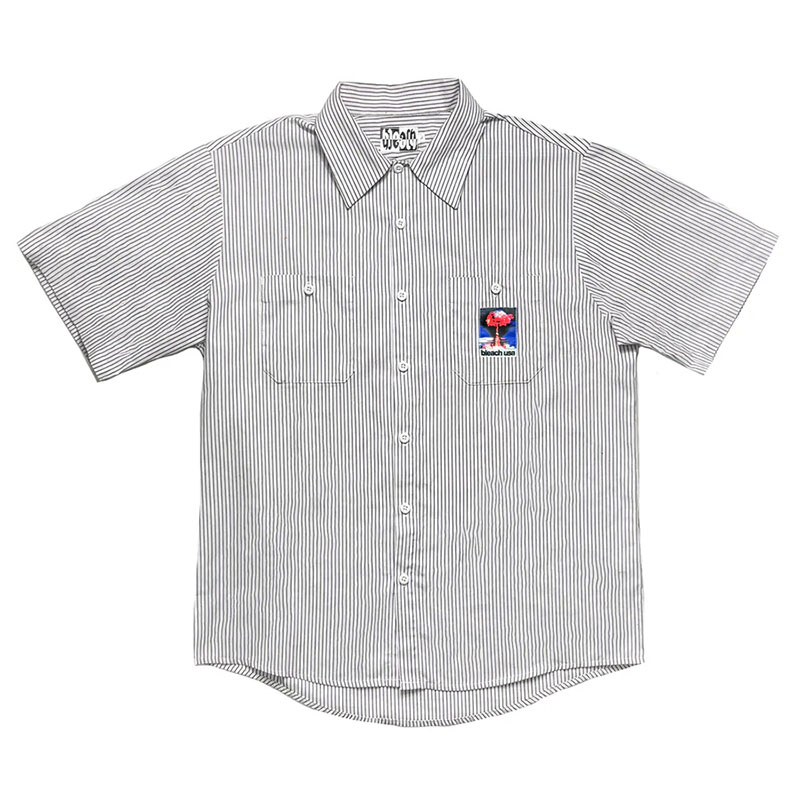 BLEACH USA(ブリーチ)/ EXPLOSIVE WORK SHIRTS -2.COLOR-(WHITE)