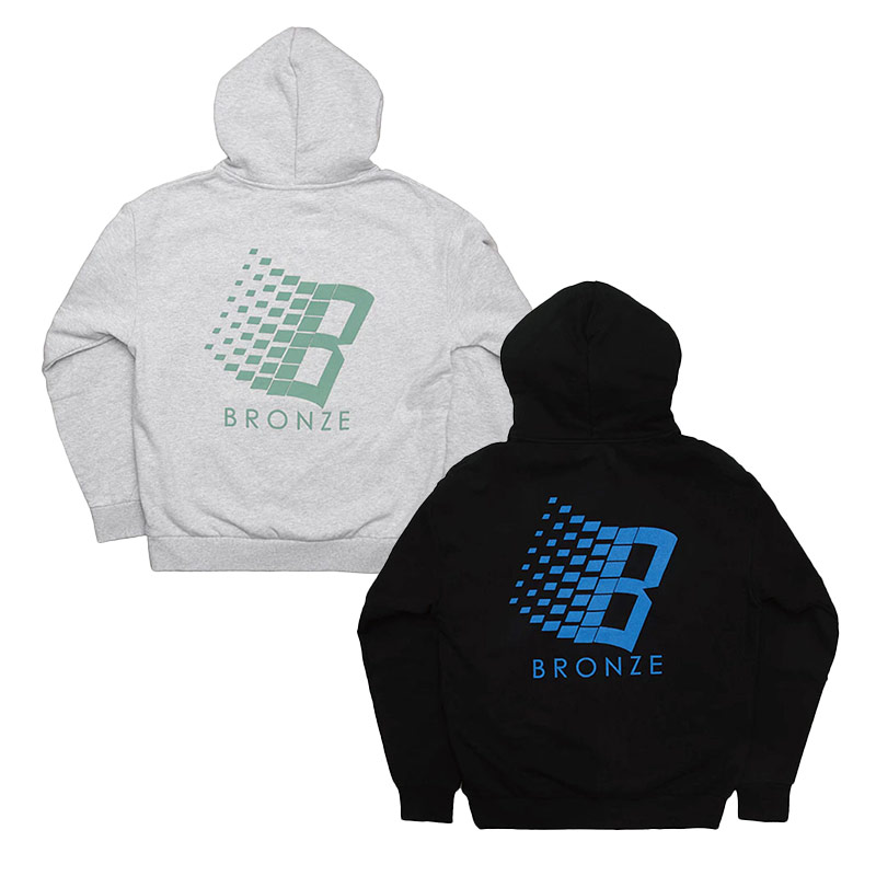 BRONZE 56K(ブロンズ)/ LOGO PUFF PRINT HOODY -2.COLOR-