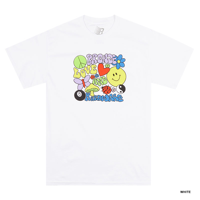 BRONZE 56K(ブロンズ)/ BRONZE LOVE AND HARDWARE TEE -2.COLOR-