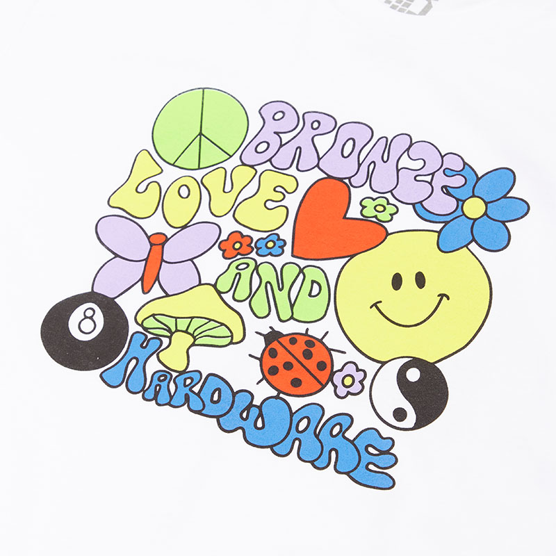 BRONZE 56K(ブロンズ)/ BRONZE LOVE AND HARDWARE TEE -2.COLOR-