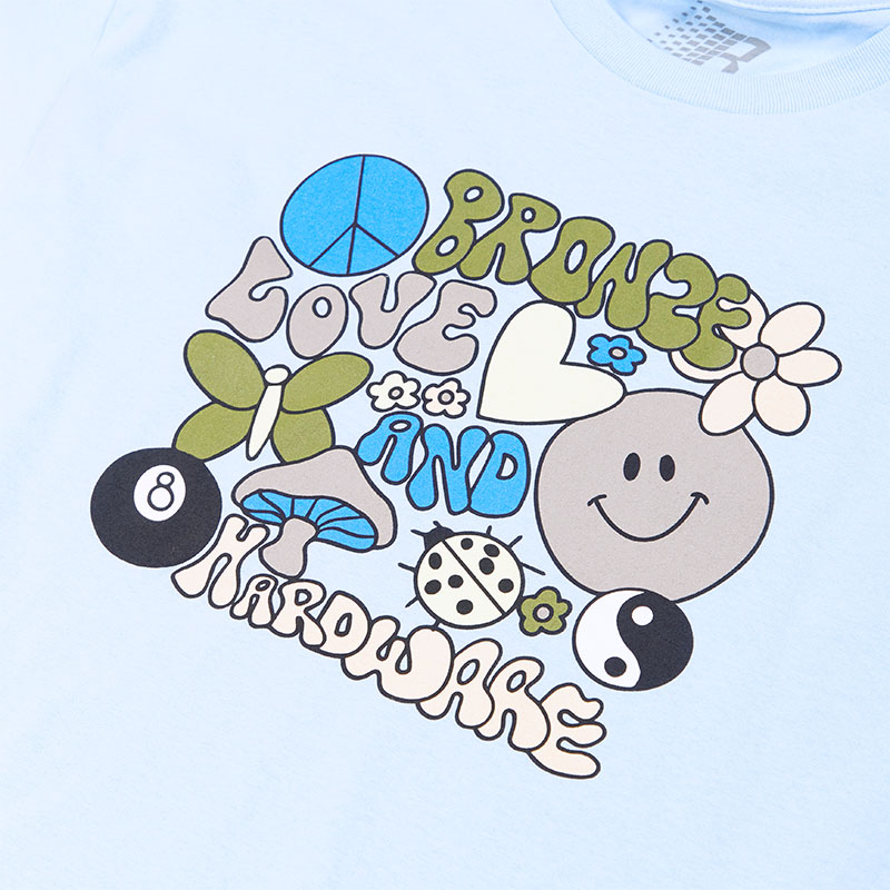 BRONZE 56K(ブロンズ)/ BRONZE LOVE AND HARDWARE TEE -2.COLOR-