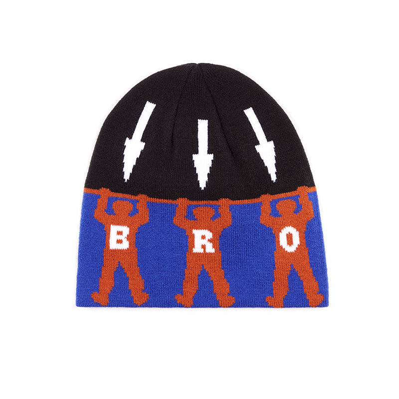 BRONZE 56K(ブロンズ)/ ARROW SKULLY BEANIE -3.COLOR-(BLUE)