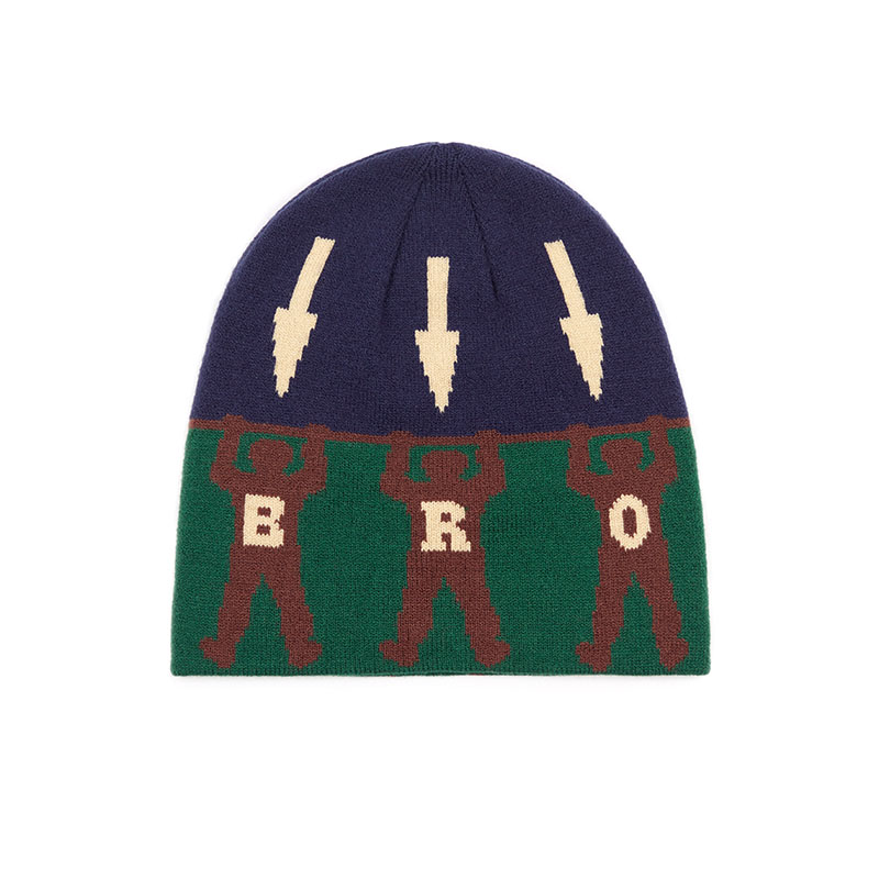 BRONZE 56K(ブロンズ)/ ARROW SKULLY BEANIE -3.COLOR-(GREEN)