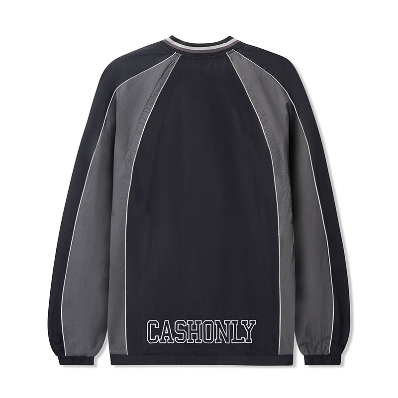 CASH ONLY(キャッシュオンリー)/ Stadium Pullover Top -BLACK-