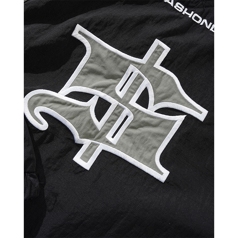 CASH ONLY(キャッシュオンリー)/ Stadium Pullover Top -BLACK-