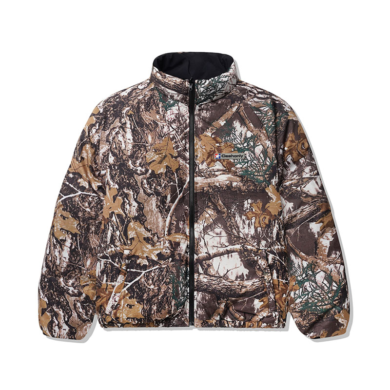 CASH ONLY(キャッシュオンリー)/ Grove Reversible Puffer Jacket -BLACK-