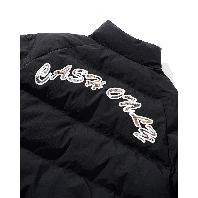 CASH ONLY(キャッシュオンリー)/ Grove Reversible Puffer Jacket -BLACK-