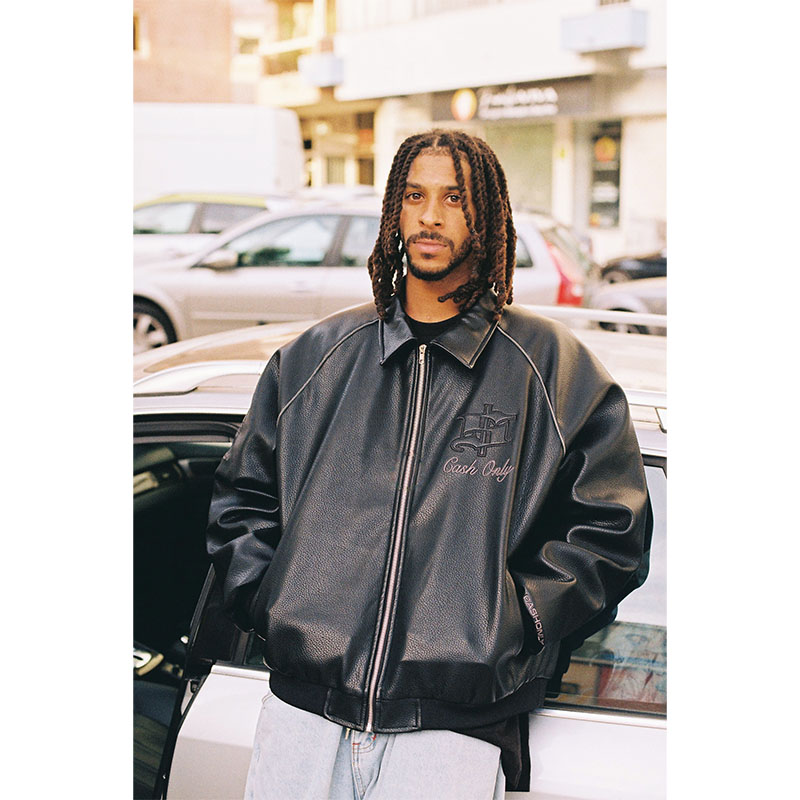 CASH ONLY(キャッシュオンリー)/ Halftime Jacket -BLACK-