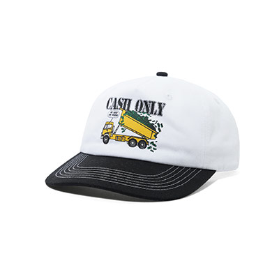 CASH ONLY(キャッシュオンリー)/ Removal 5 Panel Cap -WHITE-