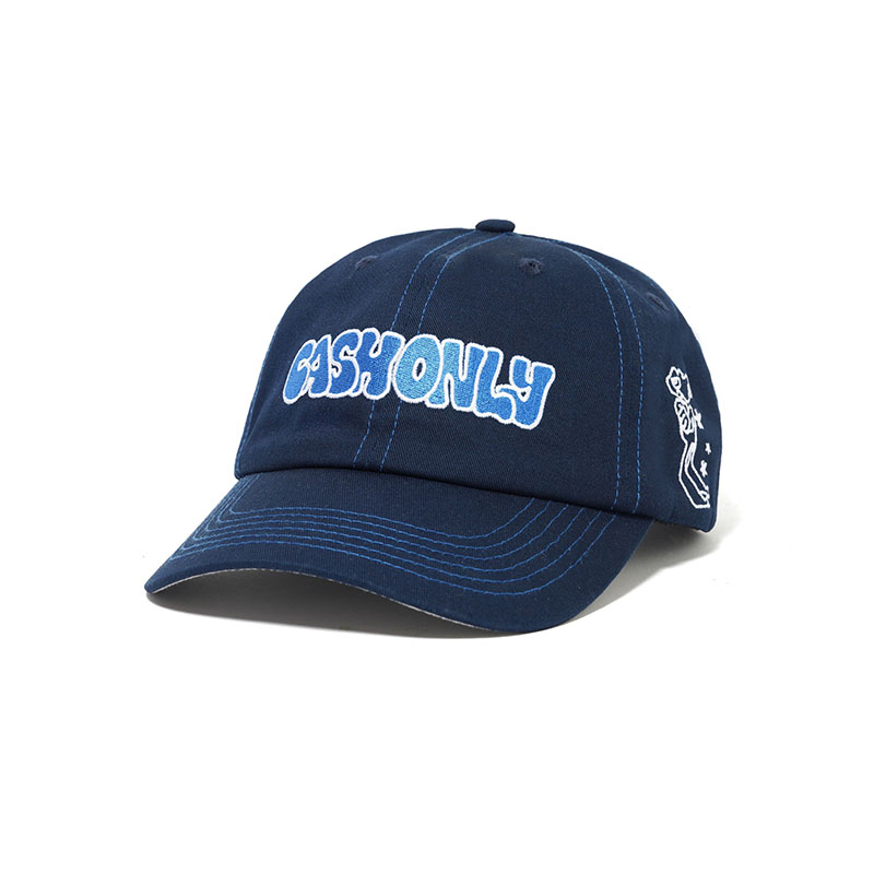 CASH ONLY(キャッシュオンリー)/ Sketchbook 6 Panel Cap -2.COLOR-(NAVY)