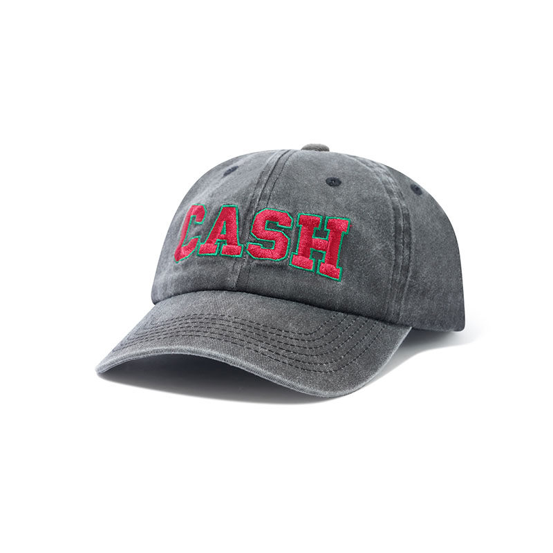 CASH ONLY(キャッシュオンリー)/ Campus 6 Panel Cap -3.COLOR-(W.BLACK)