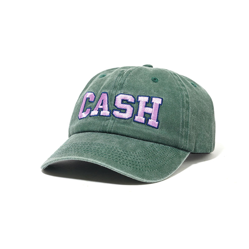 CASH ONLY(キャッシュオンリー)/ Campus 6 Panel Cap -3.COLOR-(W.GREEN)