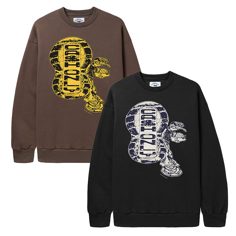 CASH ONLY(キャッシュオンリー)/ Stomp Crewneck Sweatshirt -2.COLOR-