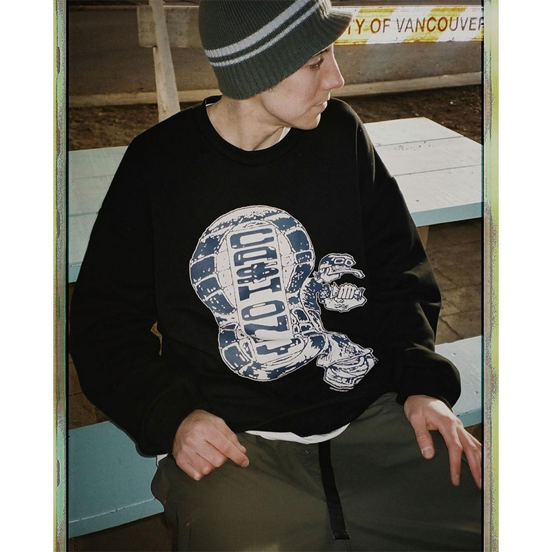 CASH ONLY(キャッシュオンリー)/ Stomp Crewneck Sweatshirt -2.COLOR-