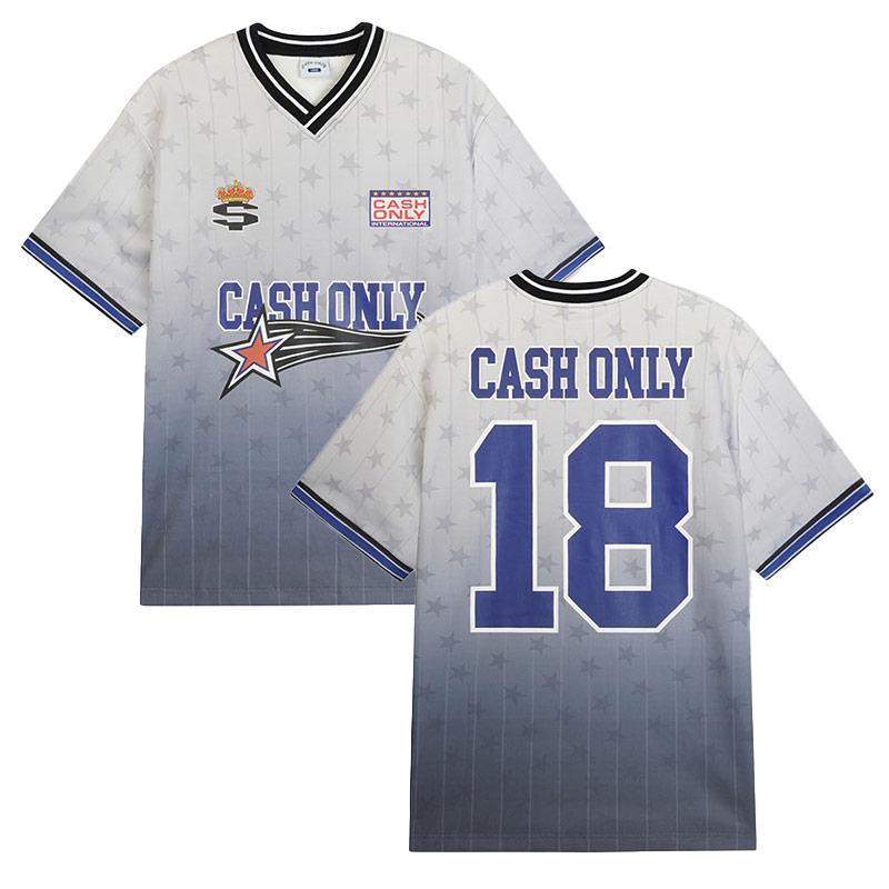 CASH ONLY(キャッシュオンリー)/ Downtown Jersey -3.COLOR-(GREY)