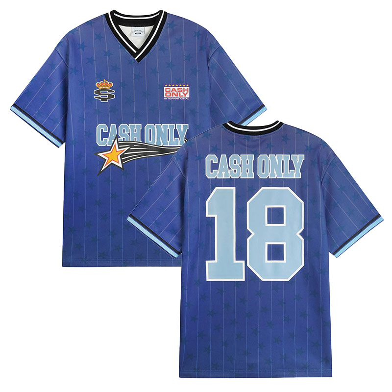 CASH ONLY(キャッシュオンリー)/ Downtown Jersey -3.COLOR-(NAVY)