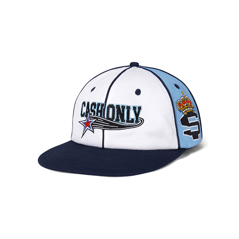 CASH ONLY(キャッシュオンリー)/ Downtown Snapback Cap -2.COLOR-(WHITE)