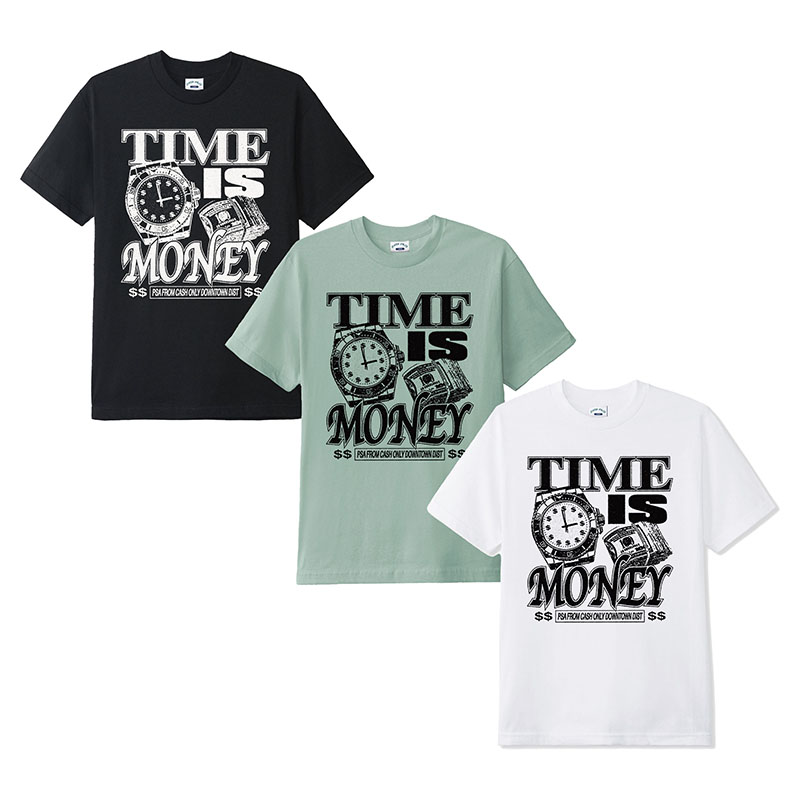 CASH ONLY(キャッシュオンリー)/ TIME TEE -3.COLOR-