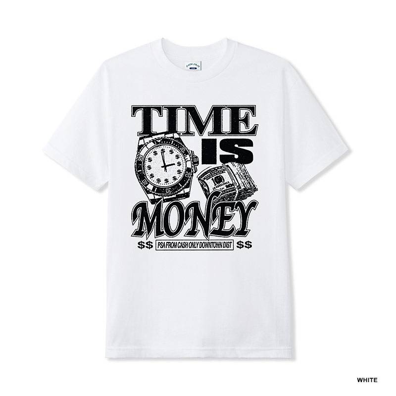 CASH ONLY(キャッシュオンリー)/ TIME TEE -3.COLOR-