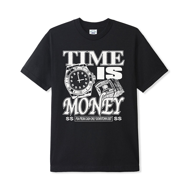 CASH ONLY(キャッシュオンリー)/ TIME TEE -3.COLOR-(BLACK)