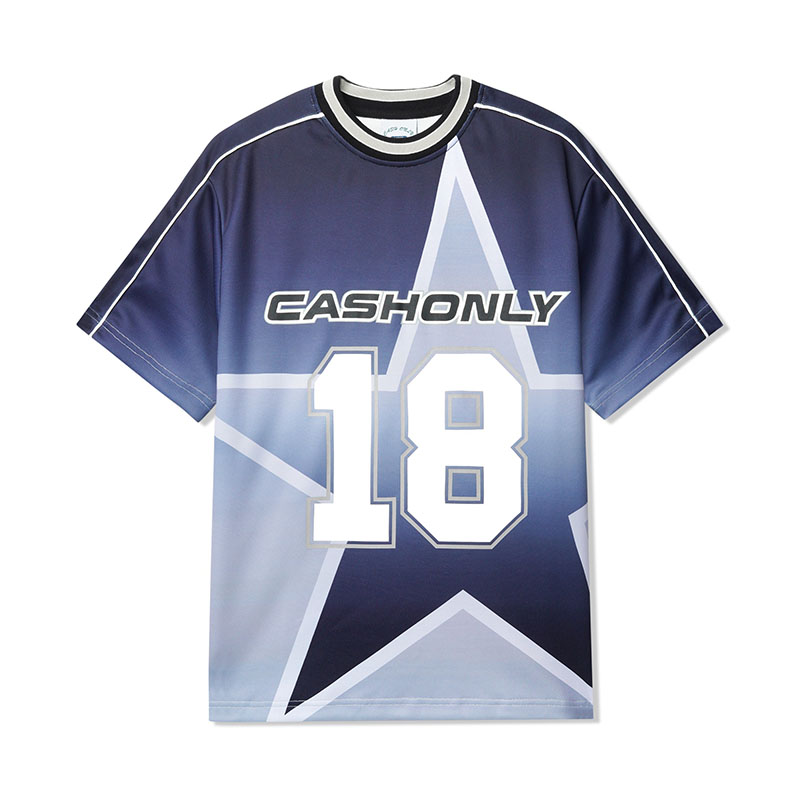 CASH ONLY(キャッシュオンリー)/ DEFENCE JERSEY -2.COLOR-(NAVY)
