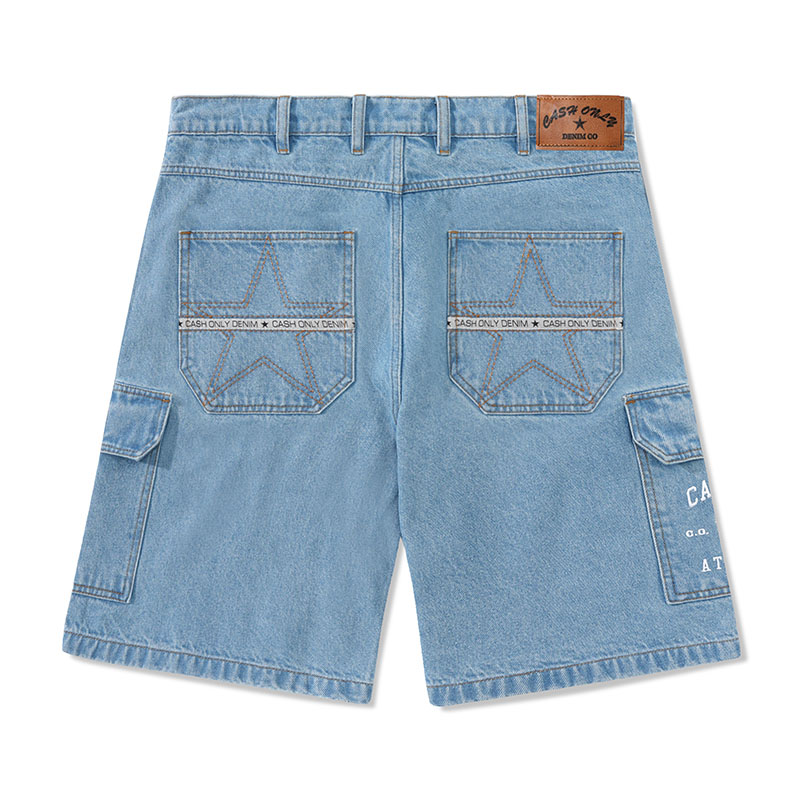 CASH ONLY(キャッシュオンリー)/ ATHLETICS DENIM SHORTS -2.COLOR-