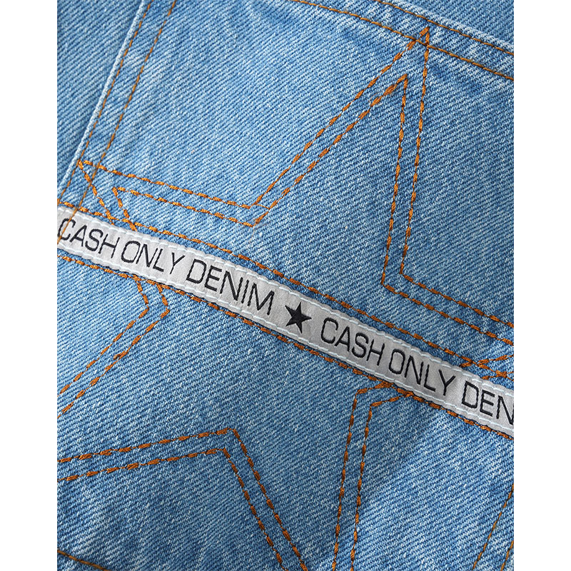 CASH ONLY(キャッシュオンリー)/ ATHLETICS DENIM SHORTS -2.COLOR-