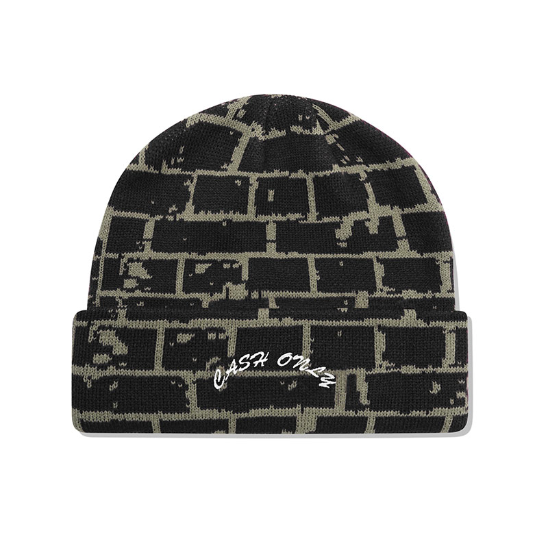 CASH ONLY(キャッシュオンリー)/ BRINKS BEANIE -3.COLOR-(BLACK)