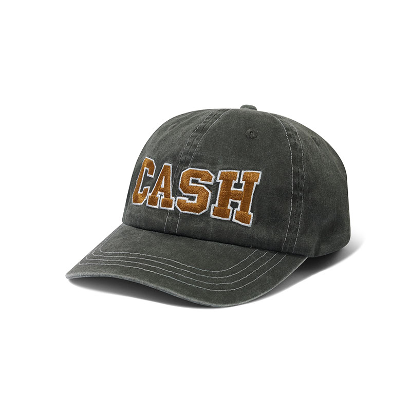 CASH ONLY(キャッシュオンリー)/ CAMPUS 6 PANEL CAP -3.COLOR-(BLACK)