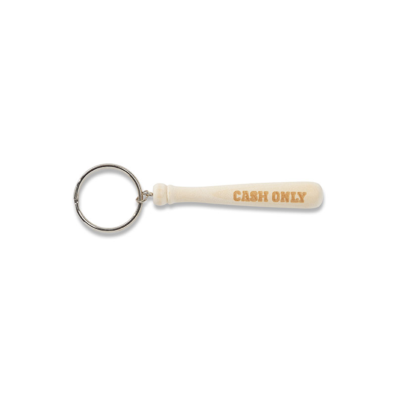 CASH ONLY(キャッシュオンリー)/ BASEBALL BAT KEY CHAIN -MULTI-