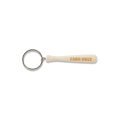 CASH ONLY(キャッシュオンリー)/ BASEBALL BAT KEY CHAIN -MULTI-