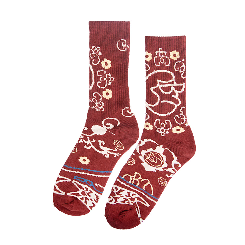 CLASSIC GRIP(クラシックグリップ)/ TONY PERSIAN SOCKS -BURGUNDY-