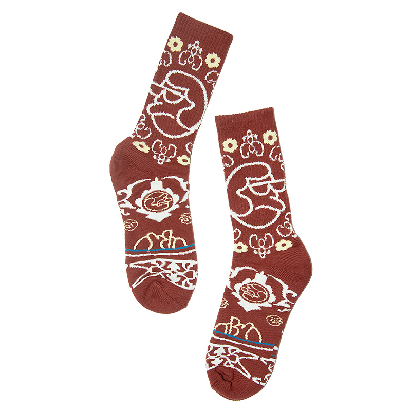 CLASSIC GRIP(クラシックグリップ)/ TONY PERSIAN SOCKS -BURGUNDY-