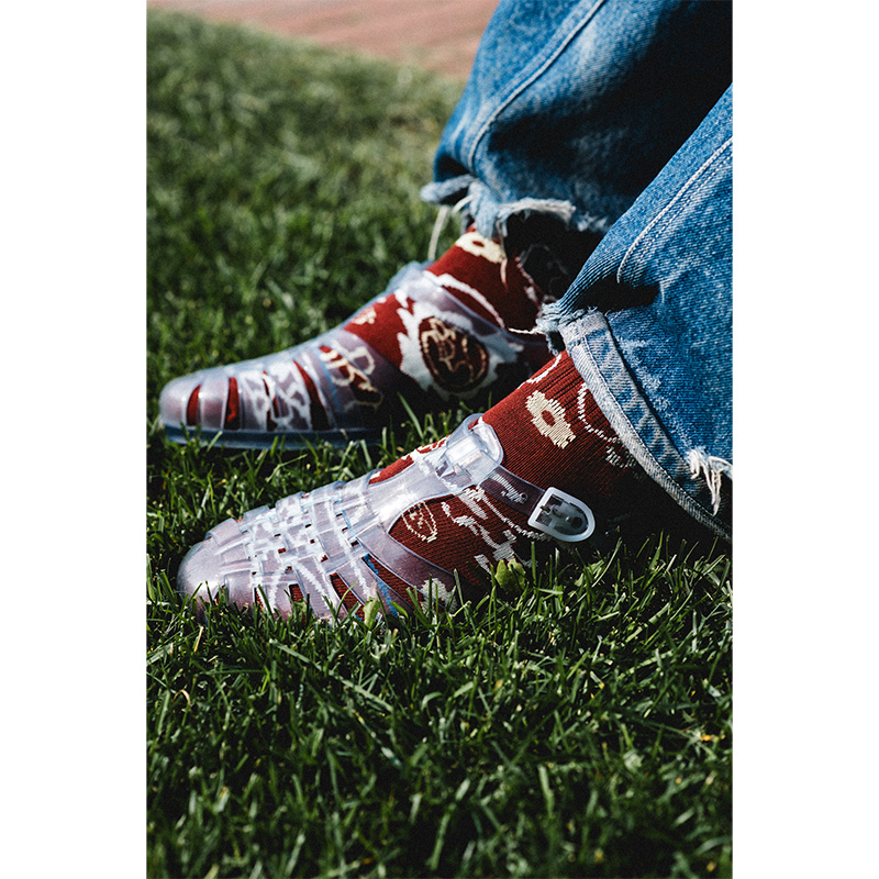 CLASSIC GRIP(クラシックグリップ)/ TONY PERSIAN SOCKS -BURGUNDY-
