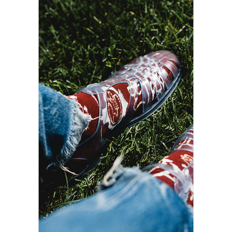 CLASSIC GRIP(クラシックグリップ)/ TONY PERSIAN SOCKS -BURGUNDY-