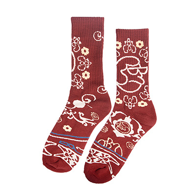 CLASSIC GRIP(クラシックグリップ)/ TONY PERSIAN SOCKS -BURGUNDY-