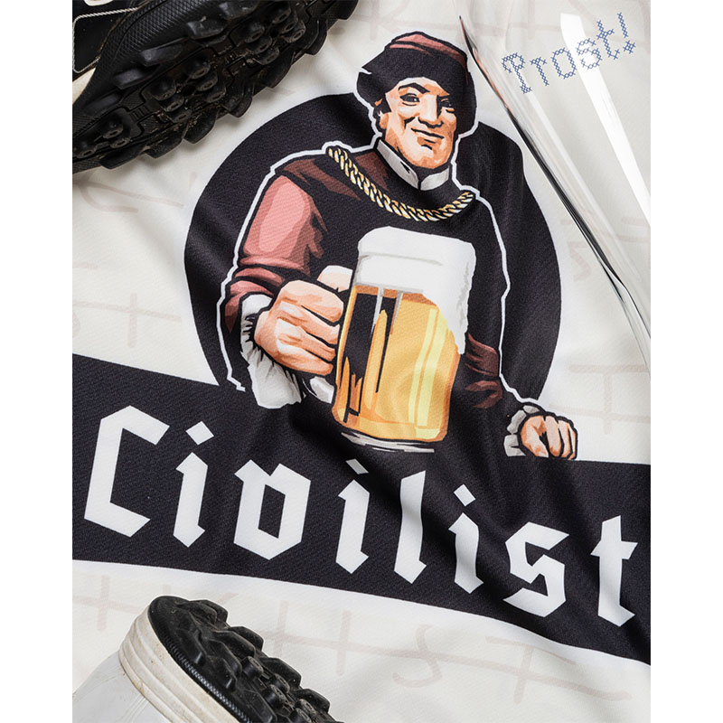 Civilist(シビリスト)/ Foot Ball Jersey -BEIGE-