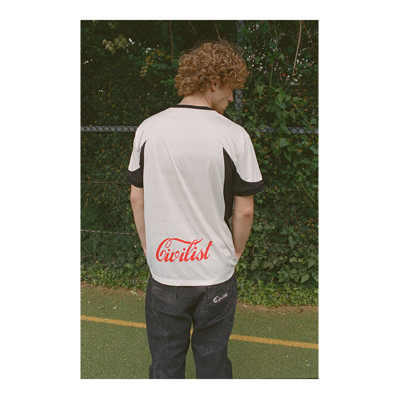 Civilist(シビリスト)/ Foot Ball Jersey -BEIGE-